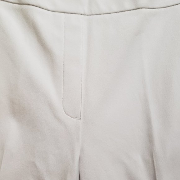 Spanx Slim Straight Pant Womens Size XL Classic White NWT $148 Slimming Cotton - Picture 2 of 8